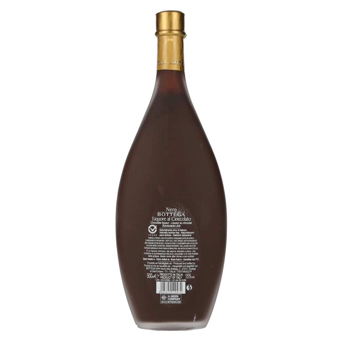 Bottega CIOCCOLATO NERO Grappa Liqueur 15% Vol. 0,5l