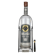 Beluga Gold Line Vodka Montenegro 40% Vol. 3l in Geschenkbox mit Schwenkständer und Pinsel