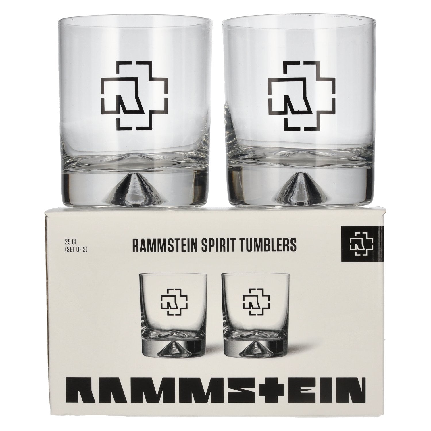 Rammstein Spirit Tumblers en boîte cadeau 2 pièces sans étalonnage