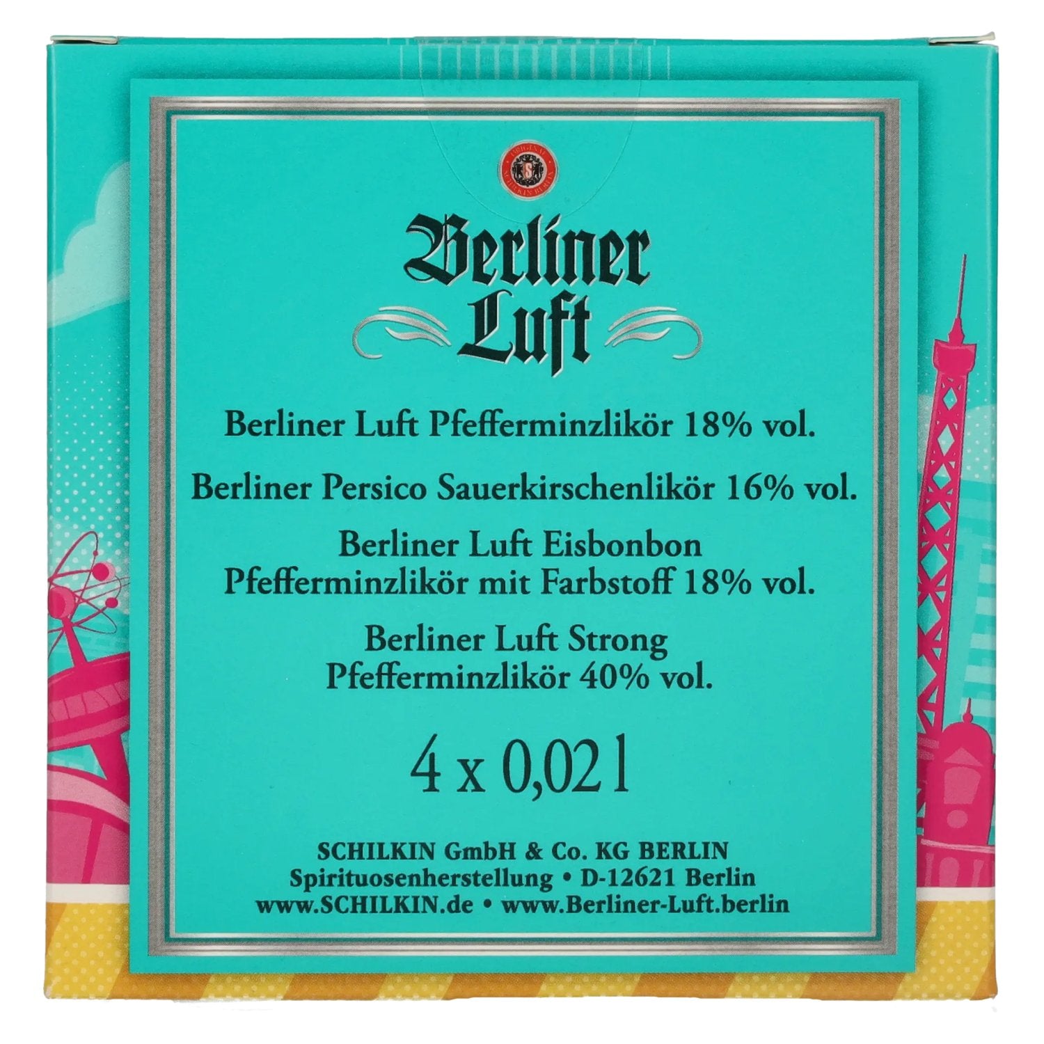 Berliner Luft Special Box 23% Vol. 4x0,02l in Geschenkbox