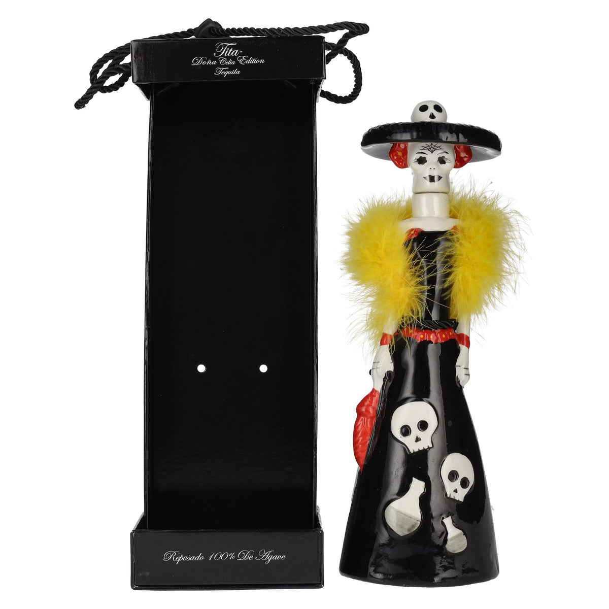 Dona Celia Tequila Reposado 100% agave 40% vol. 0,7 l in geschenkverpakking