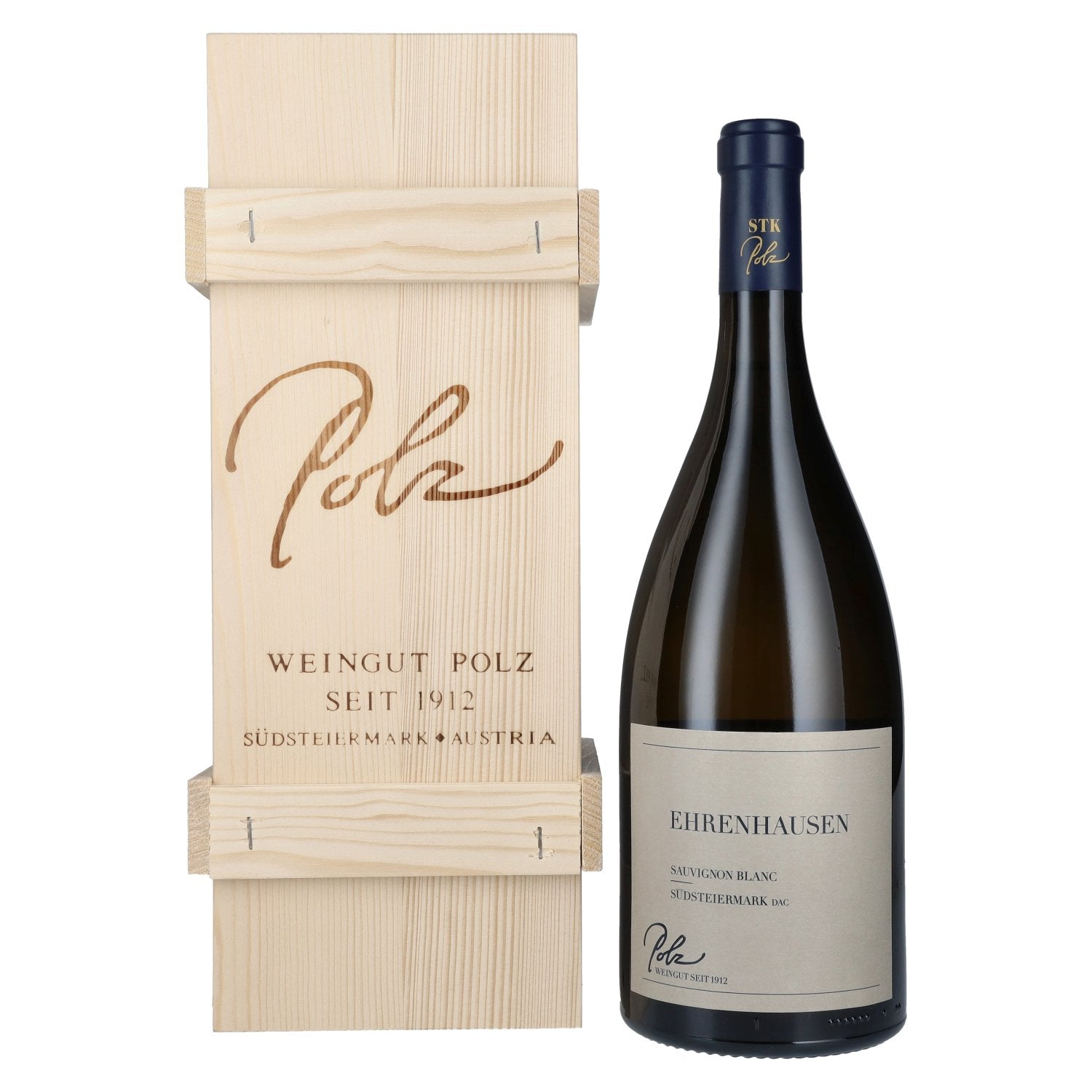 Polz Sauvignon Blanc Südsteiermark Ehrenhausen DAC 2022 13% Vol. 1,5l in houten doos