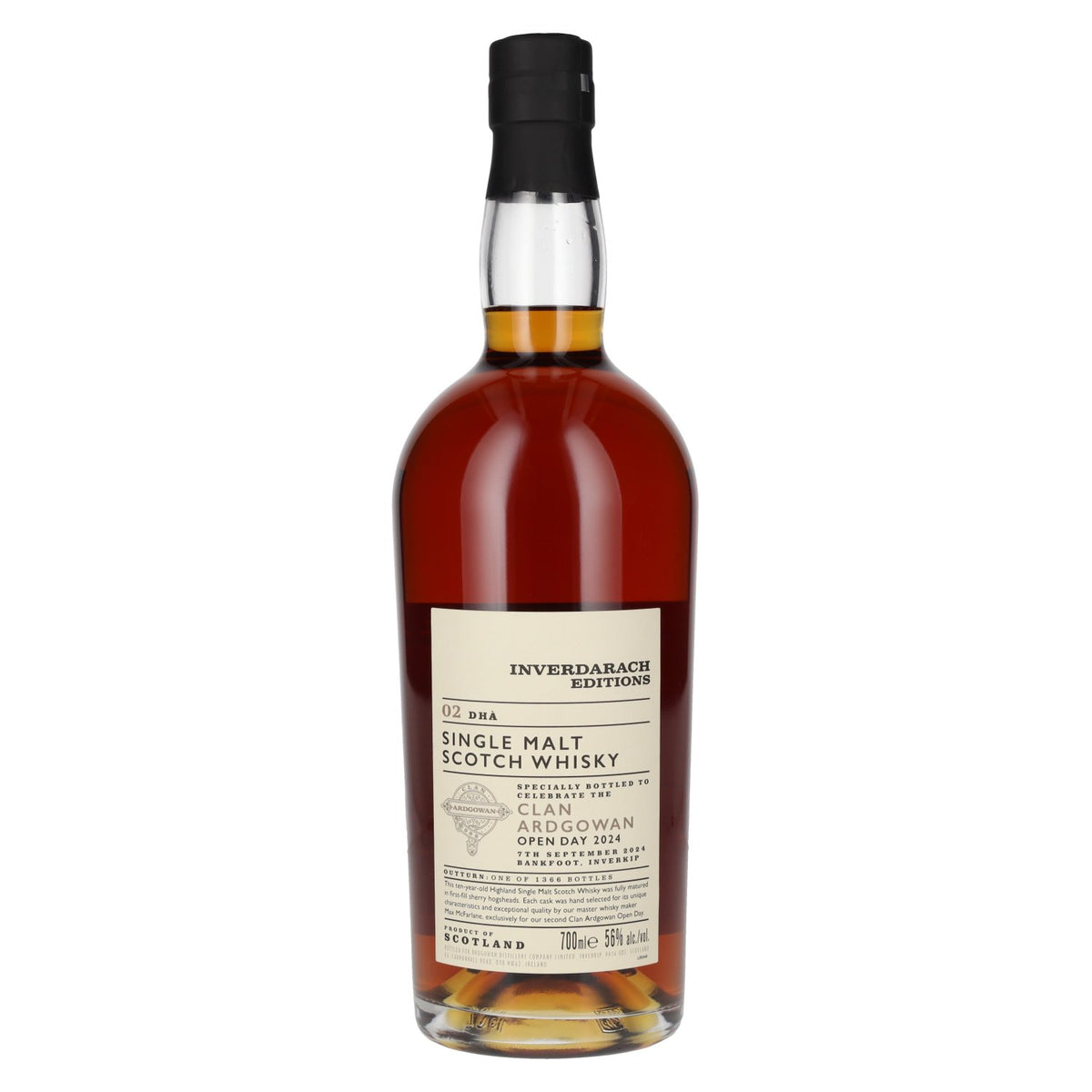 Inverdarach Editions 02 DHÀ Single Malt Clan Ardgowan Open Day 2024 56% vol. 0,7 l