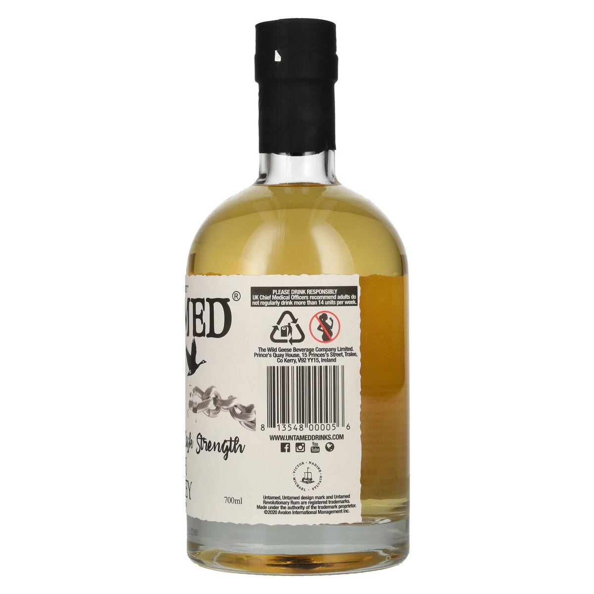 The Wild Geese Cask Strength Untamed Irish Whiskey 60% vol. 0,7l