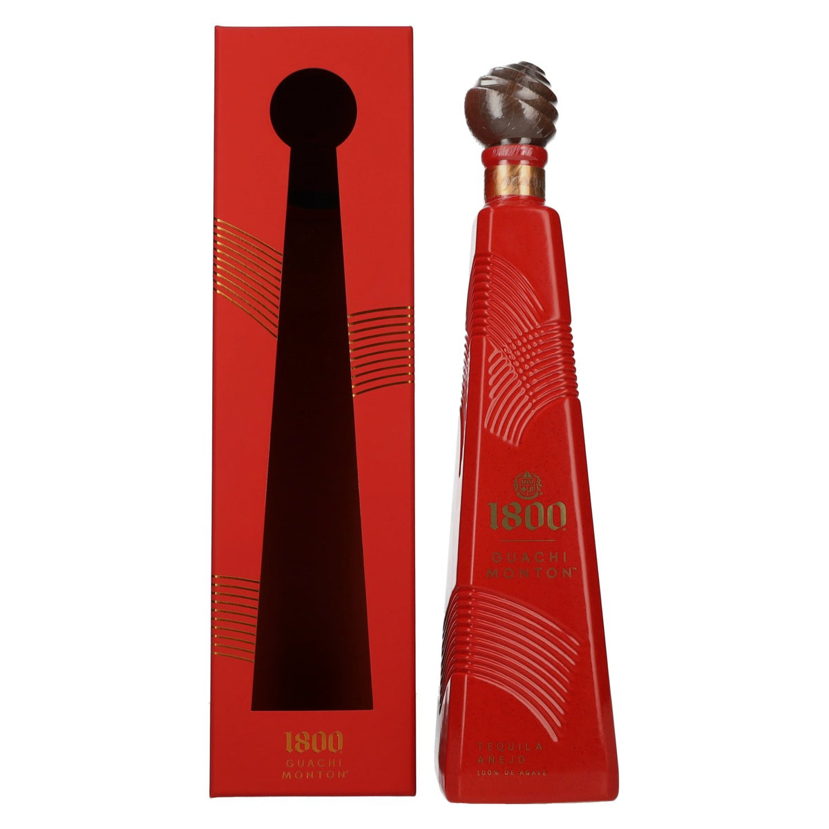 1800 Tequila GuachiMonton AÑEJO 100% Agave 40% ABV 0.7l in a gift box