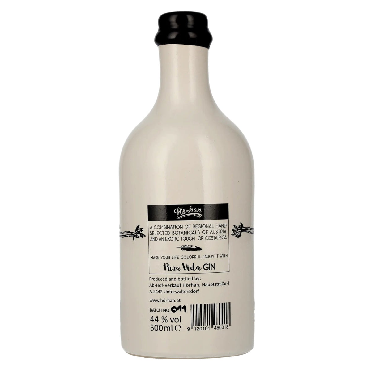 Gin Pura Vida de Matthias Hörhan, 44 % vol., 0,5 l