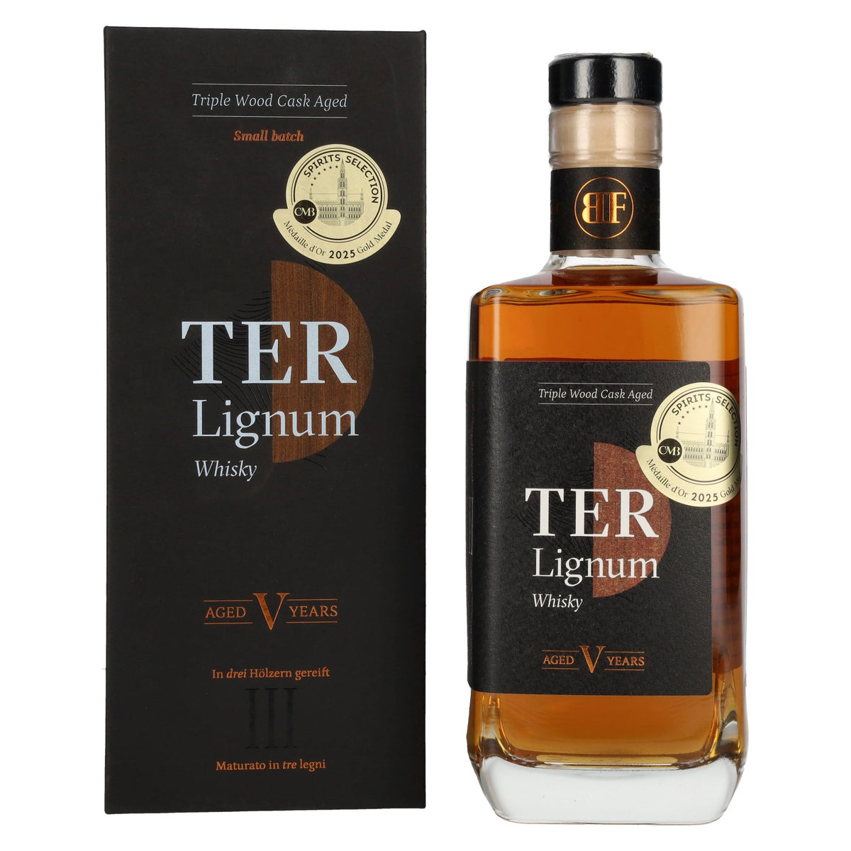 Roner TER Lignum Whisky 40% Vol. 0,7l in Geschenkbox