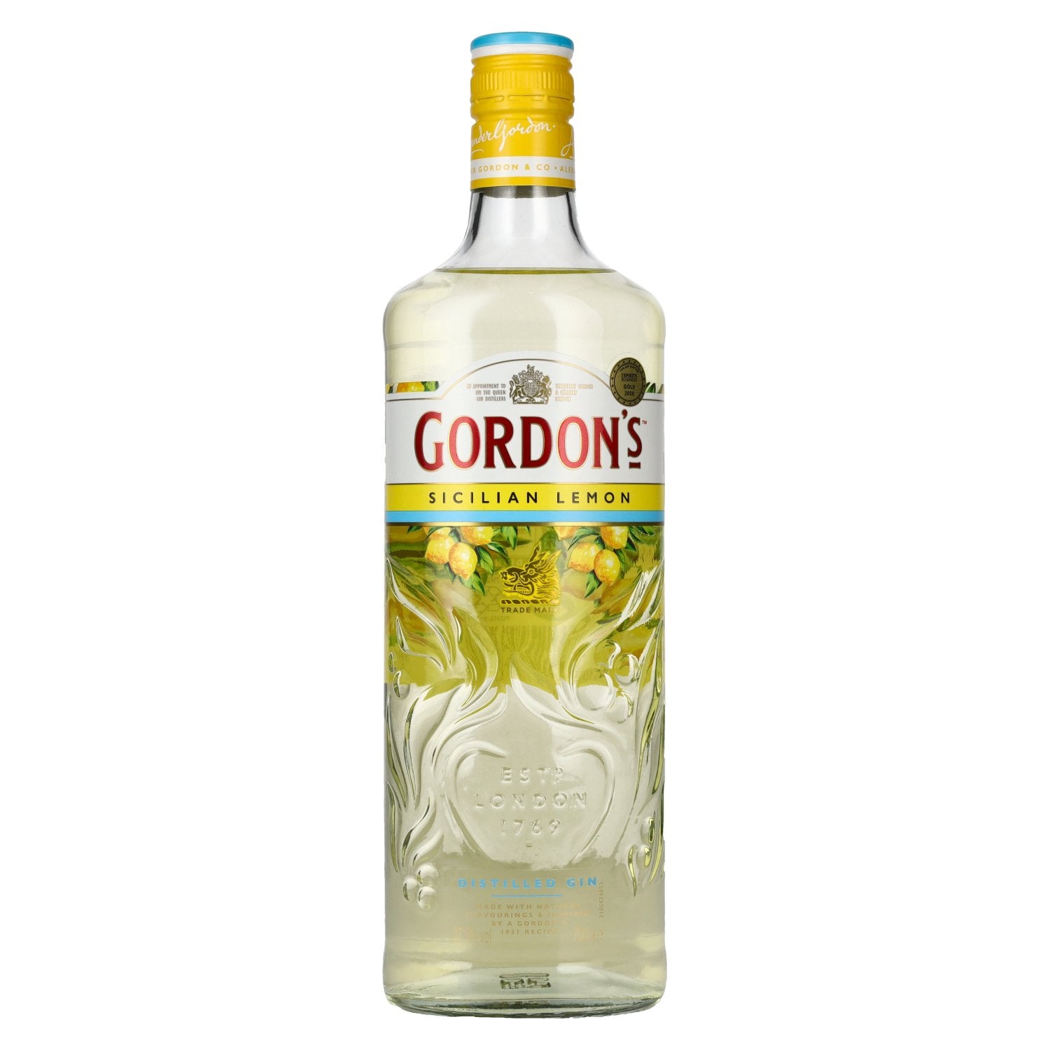 Gordon's SICILIAANSE LEMON Gedistilleerde Gin 37,5% Vol. 0,7l