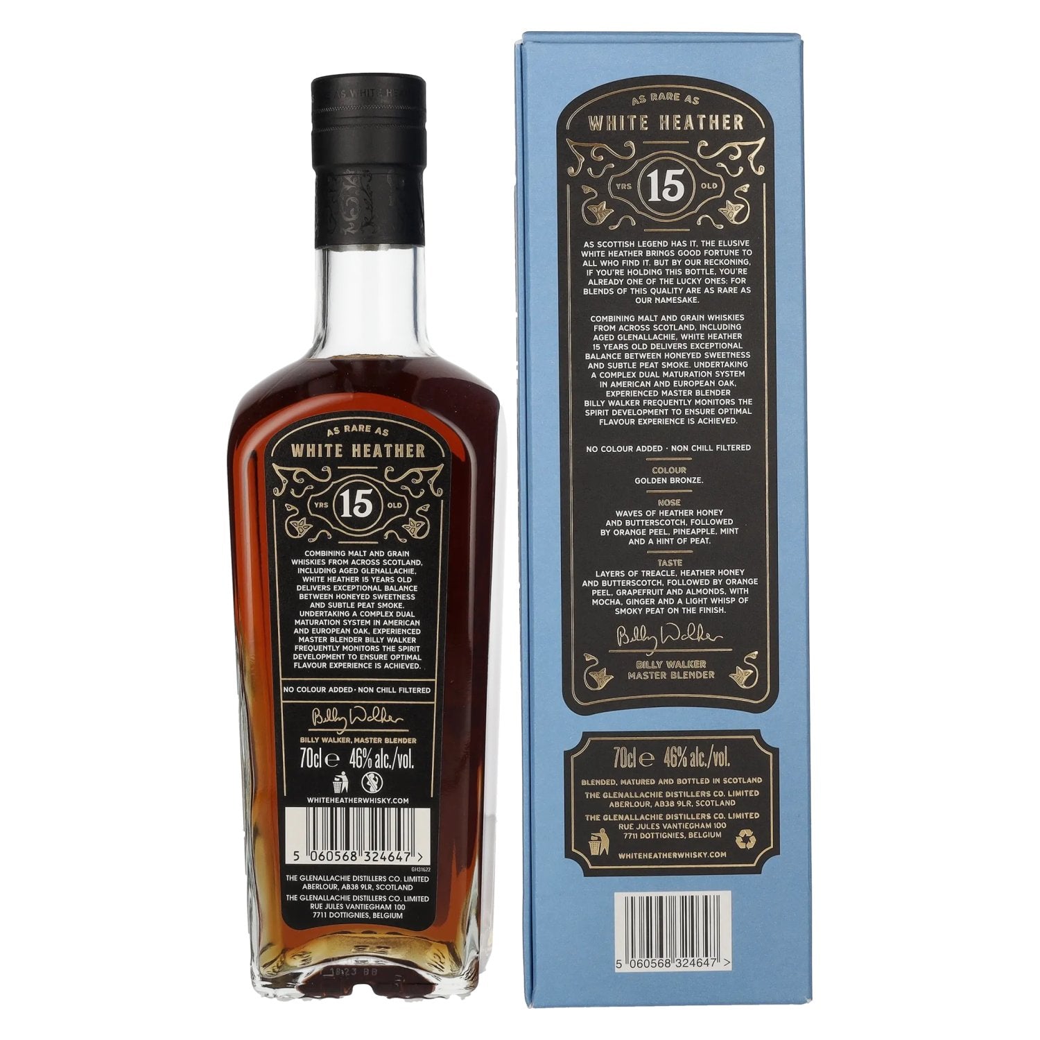 White Heather 15 Years Old Blended Scotch Whisky 46% Vol. 0,7l in Geschenkbox
