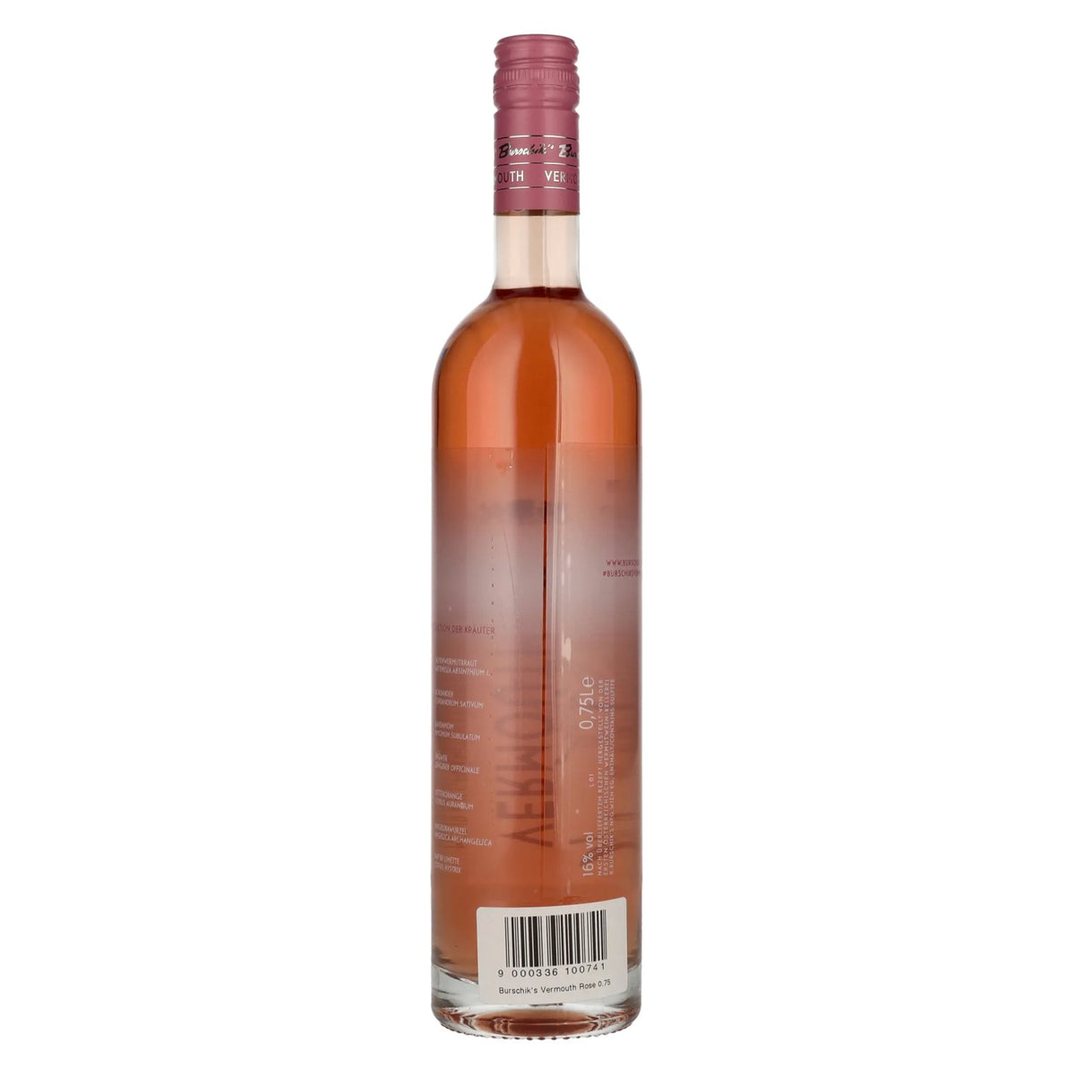Burschik's Rosé Vermouth 16% ABV 0.75 l
