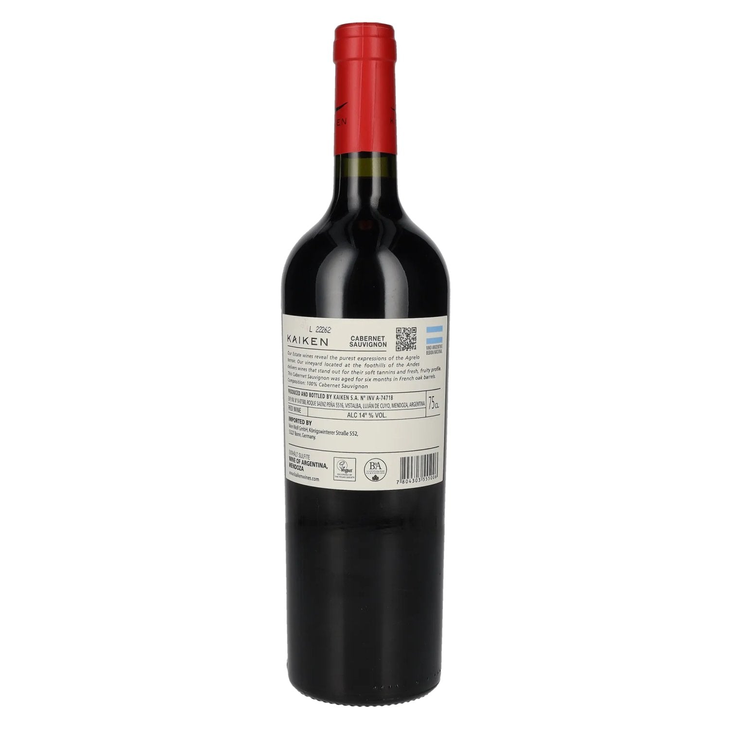Kaiken Estate Cabernet Sauvignon 2020 14% Vol. 0,75l