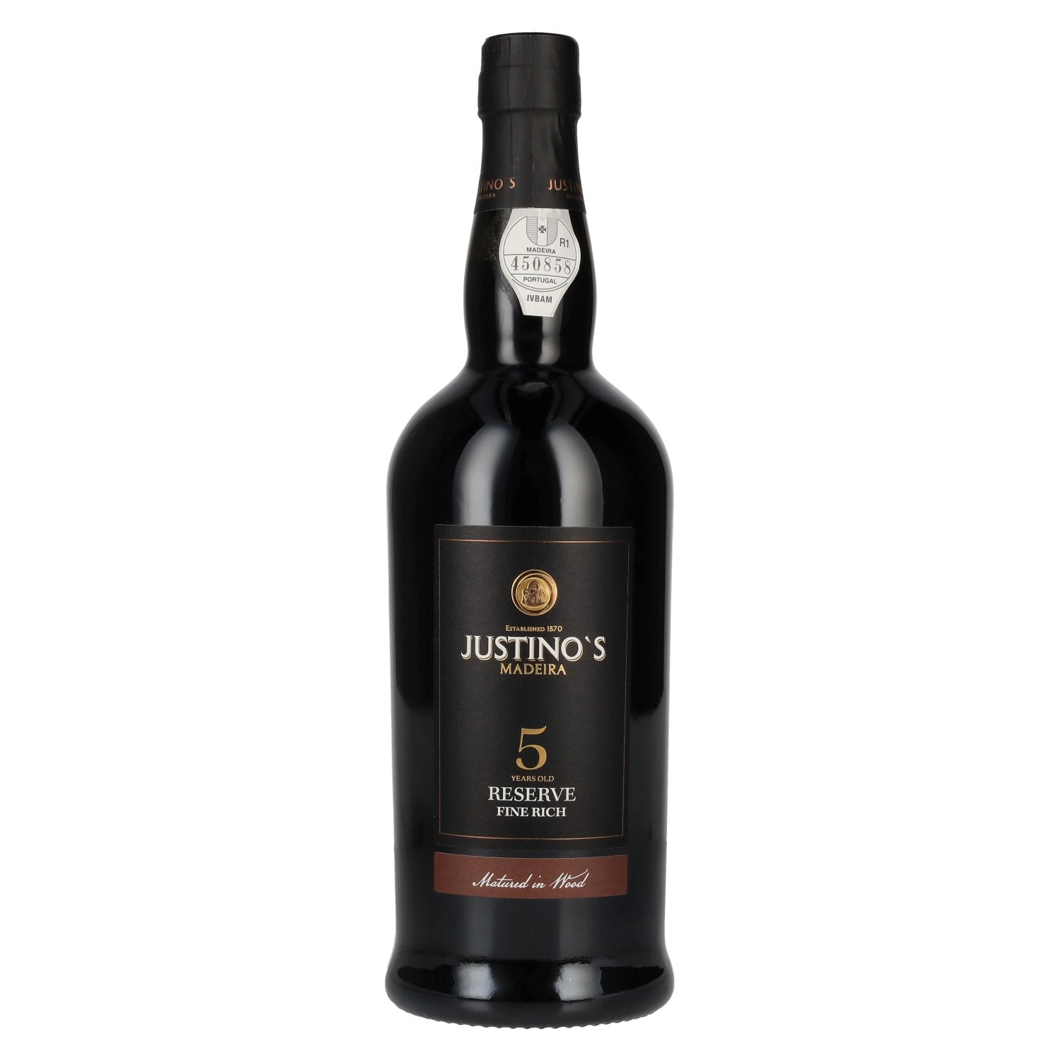 Justino's Madeira 5 Jaar Oud RESERVE Fijn Rijk 19% Vol. 0,75l