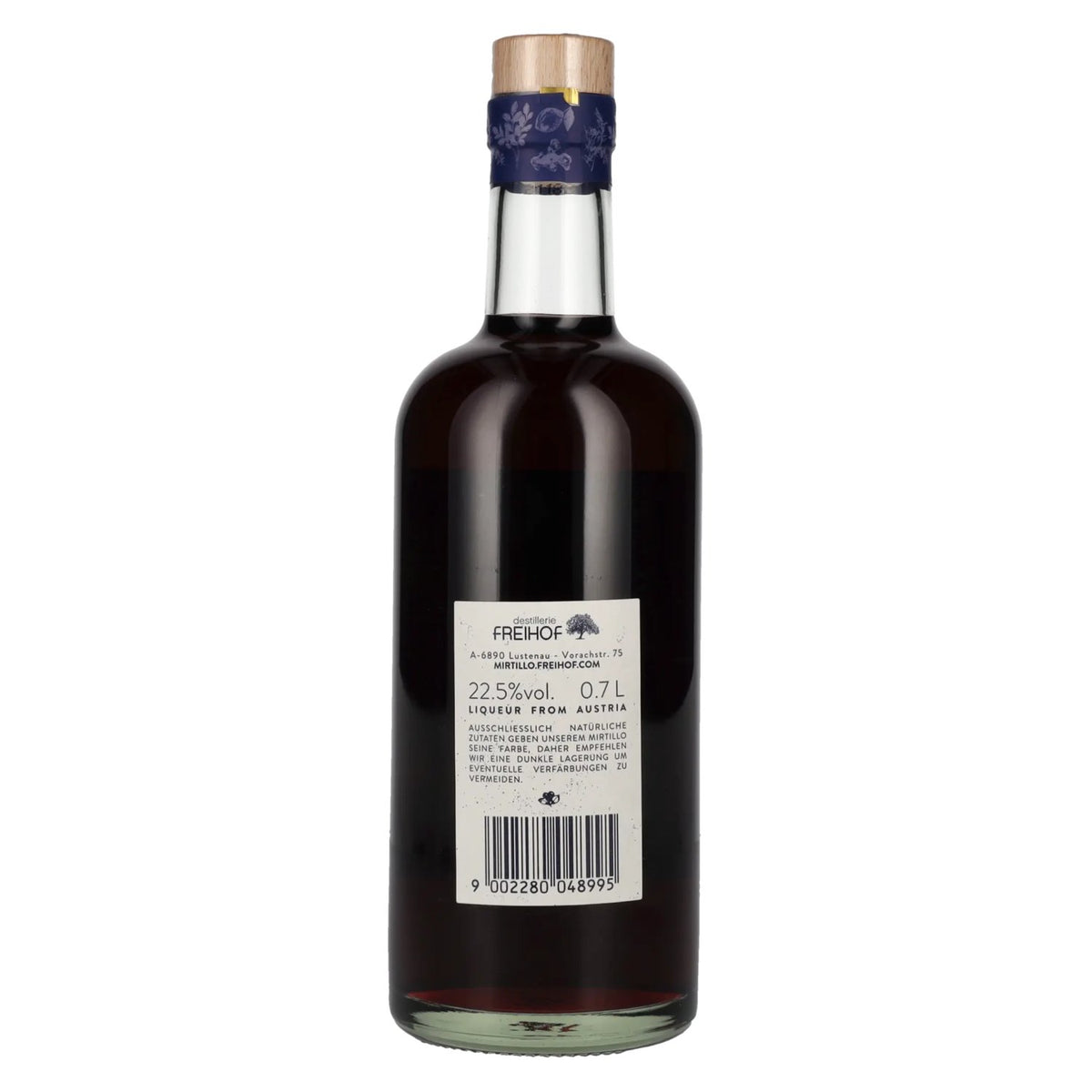 Freihof Mirtillo Liqueur 22.5% ABV 0.7l