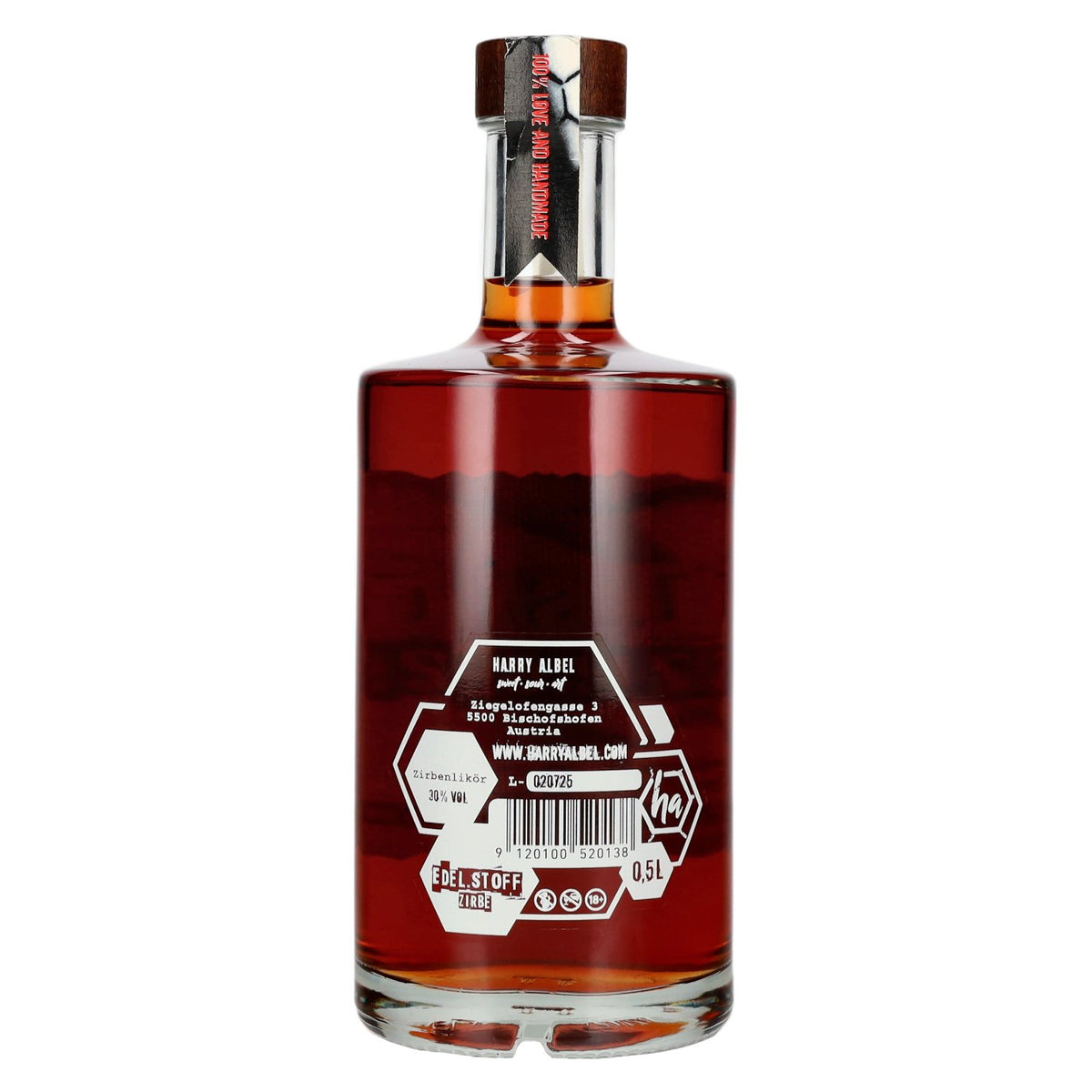 EDEL.STOFF Zirbe 25 van Harry Albel 30% vol. 0,5 l