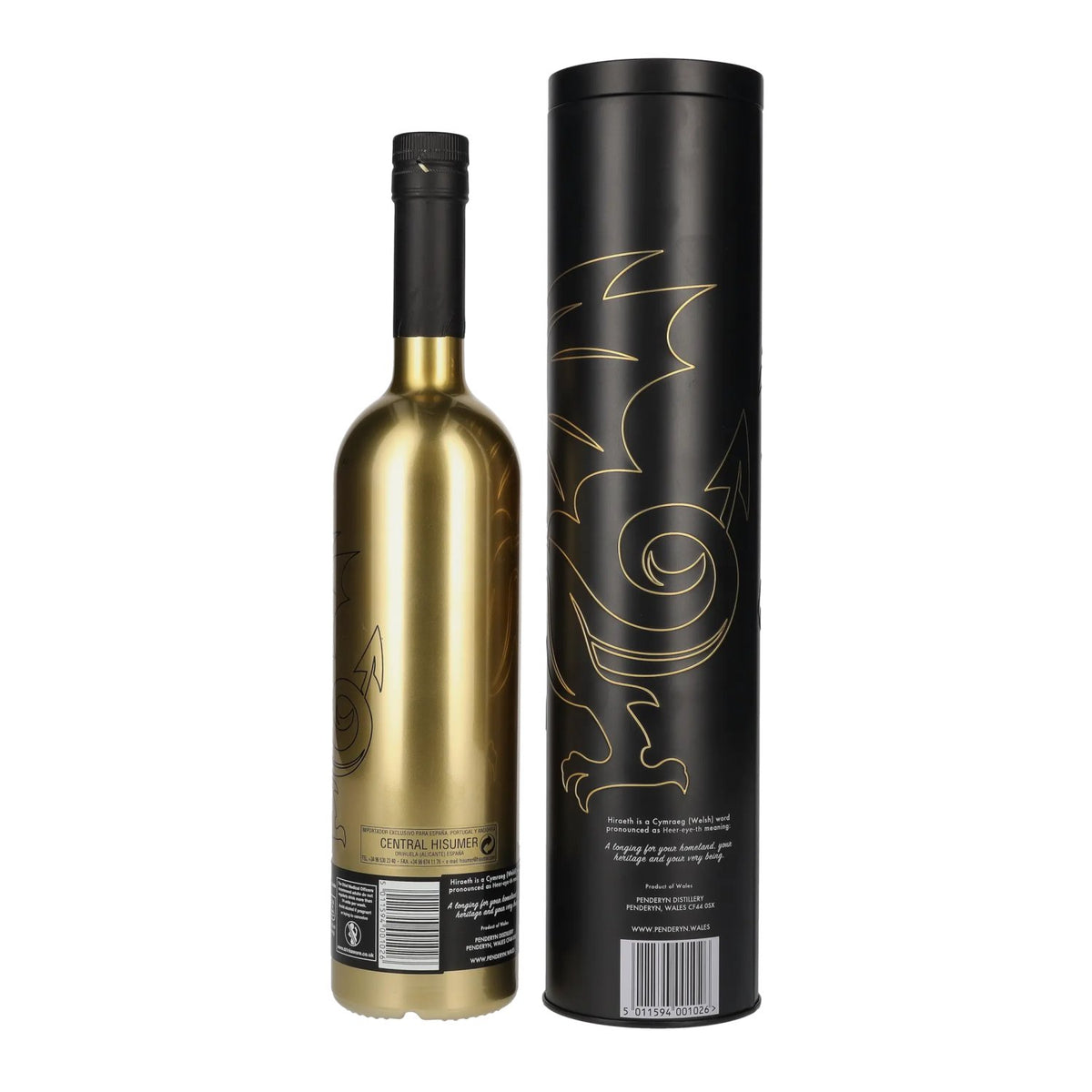 Penderyn HIRAETH Welsh Whiskey Icons of Wales Nr. 8 46% Vol. 0,7l in Tinbox