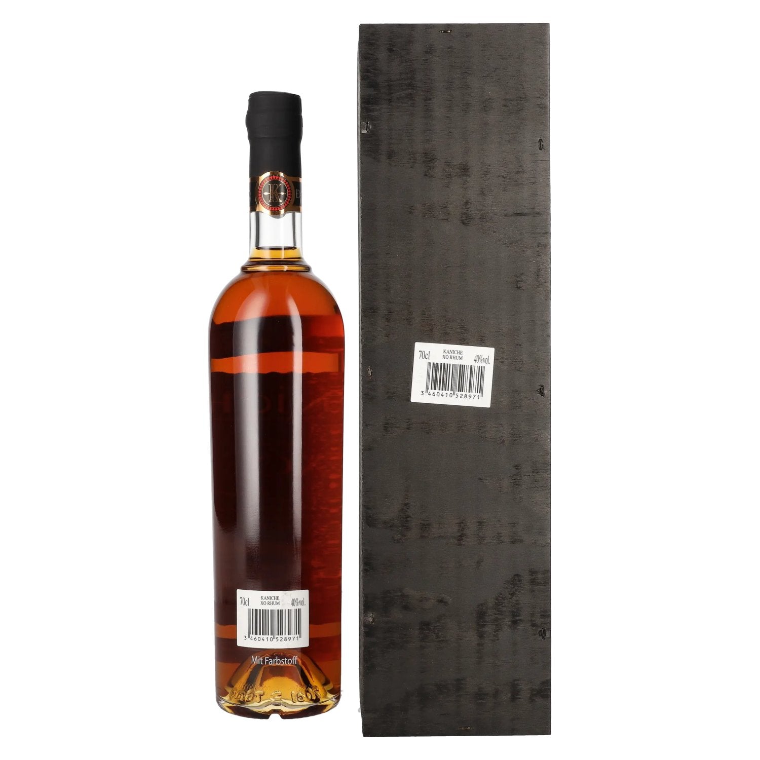 Kaniché Rum XO Double Wood Artisanal Rum 40% Vol. 0,7l in wooden box