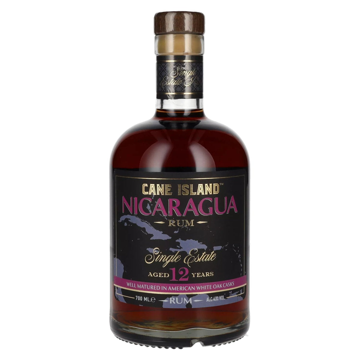 Cane Island NICARAGUA 12-Year-Old Single Estate Rum 43% vol. 0.7 l