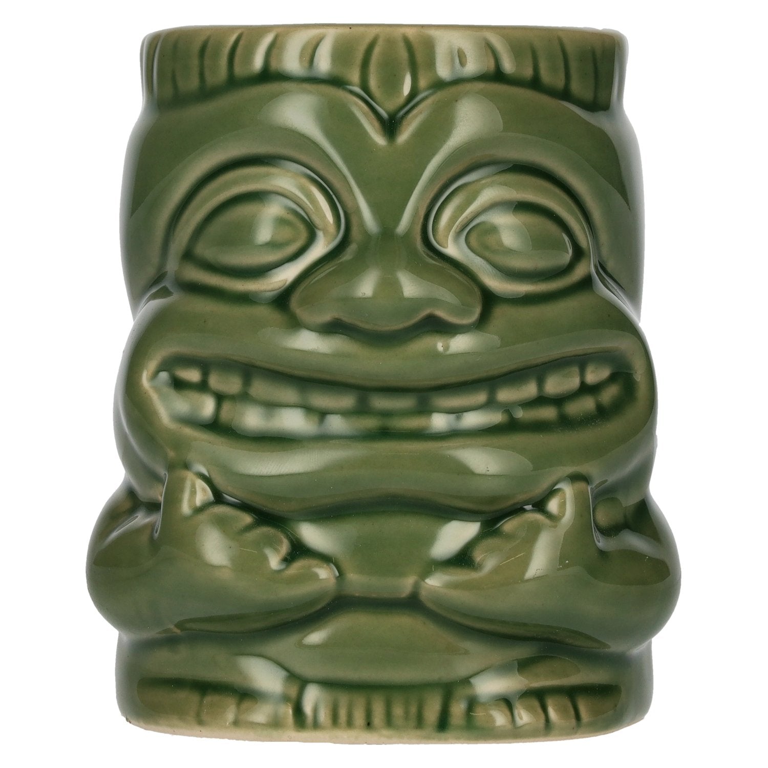 Ceramic Tiki Mug with Handle, 0.425 l