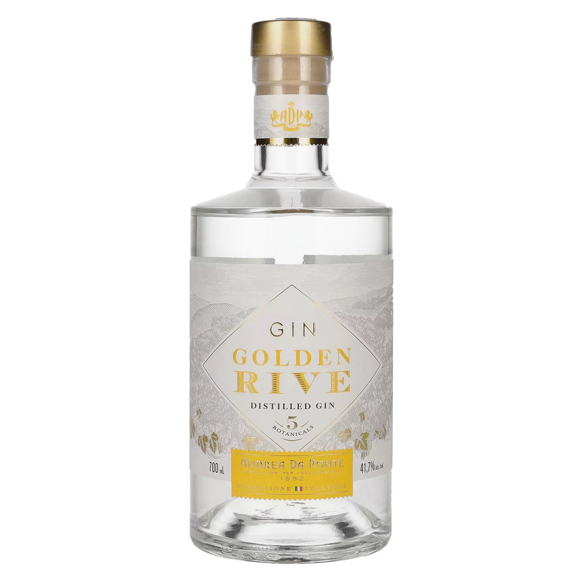 Andrea Da Ponte Golden Rive Distilled Gin 41,7% vol. 0,7l