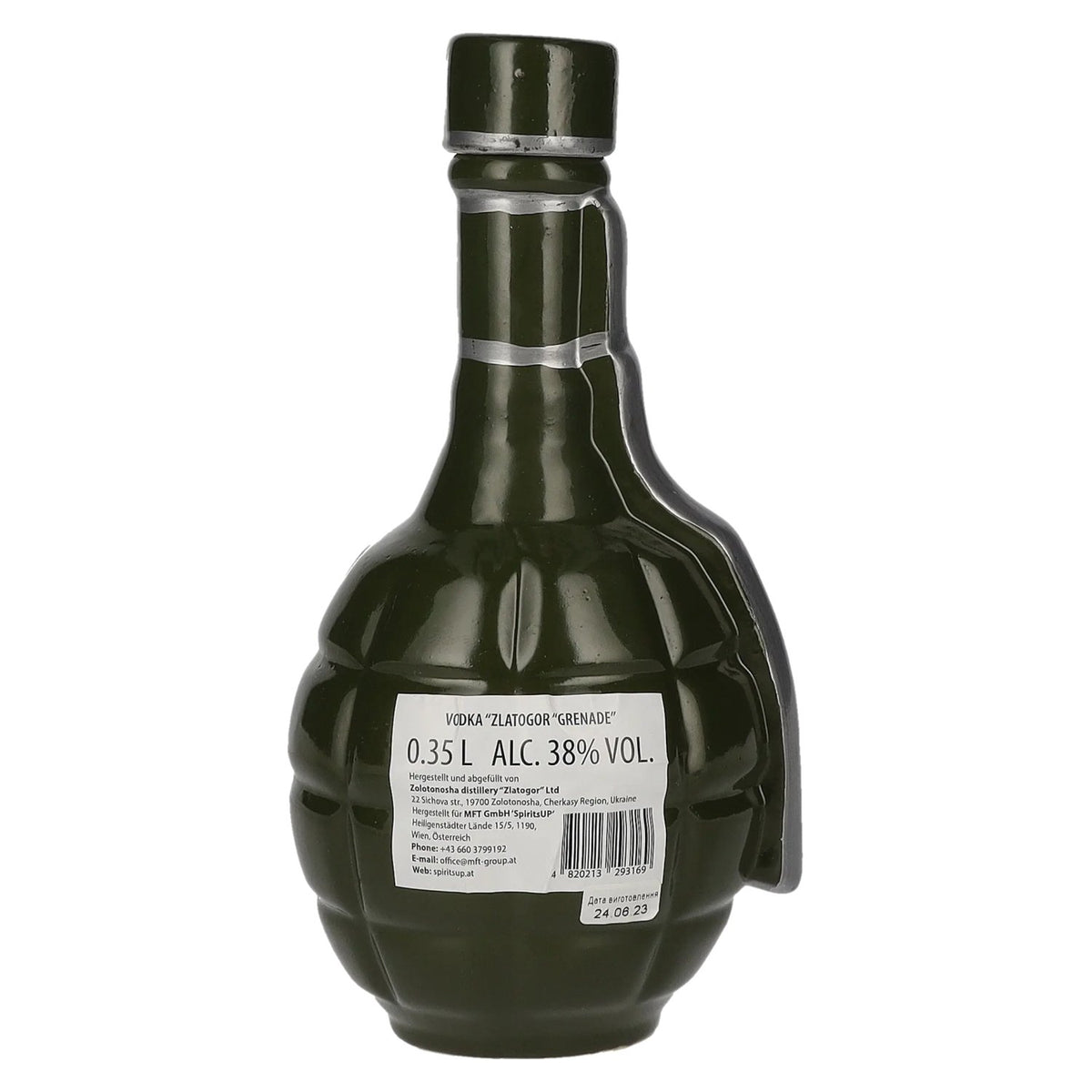 Zlatogor Grenade Vodka 38 % vol. 0,35 l