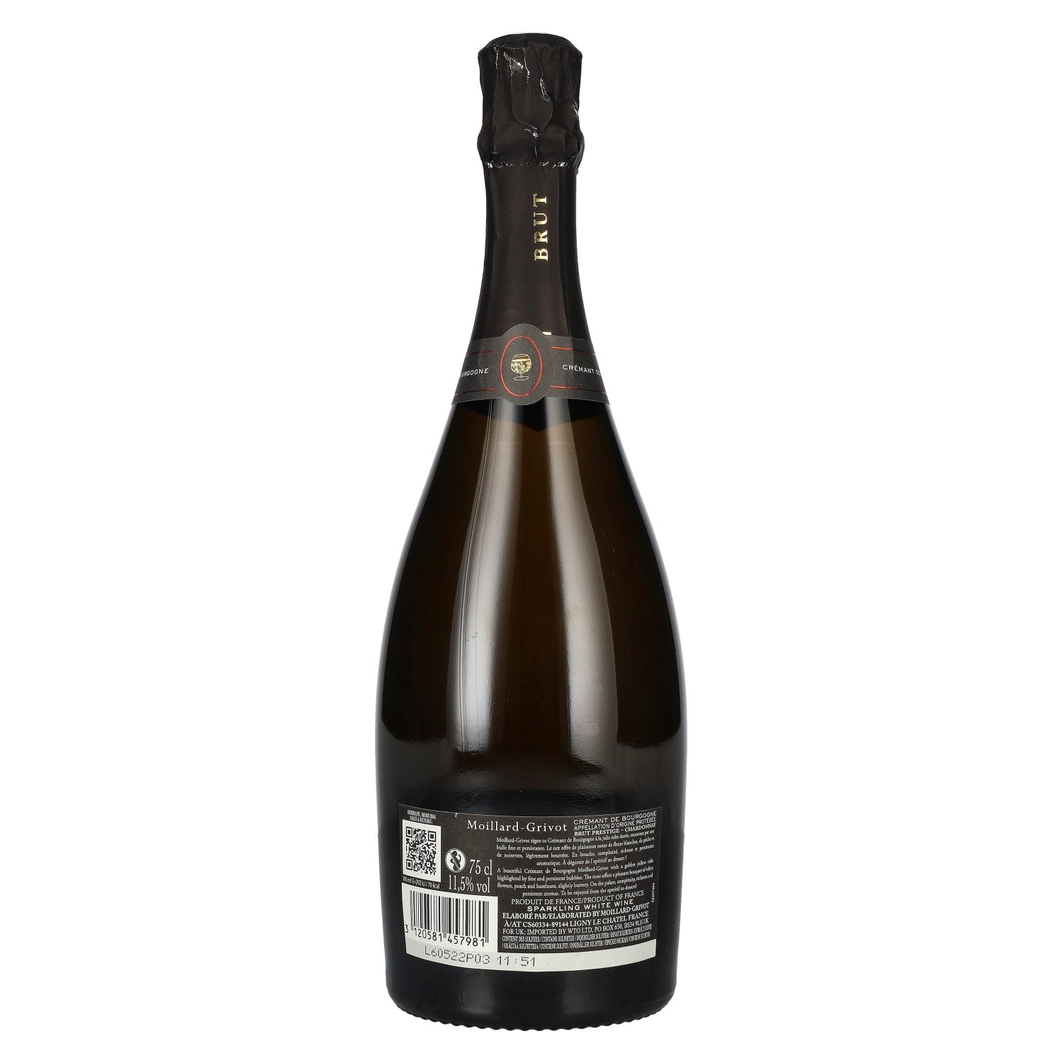 Moillard-Grivot Crémant de Bourgogne Chardonnay Brut Prestige 2022 11,5% Vol. 0,75l