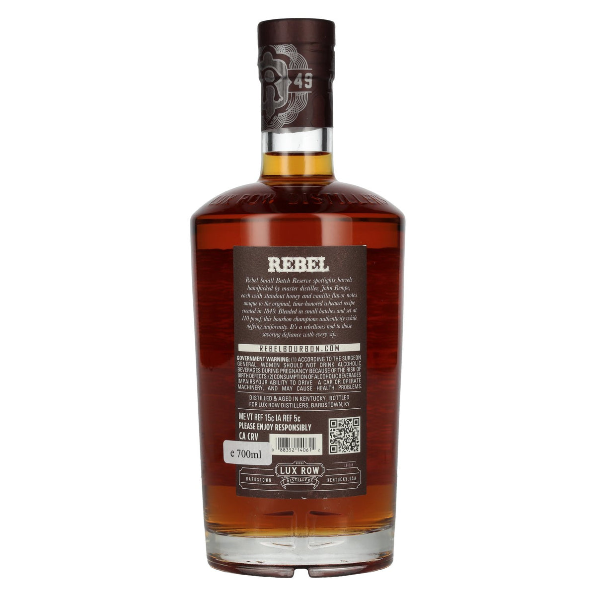 Rebel Small Batch Reserve Kentucky Straight Bourbon Whiskey 55% Vol. 0,7l