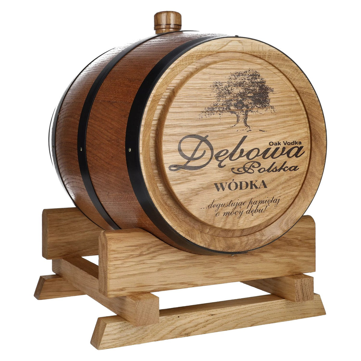 Debowa Wódka en fût, 40 % vol., 3 l, dans un coffret cadeau