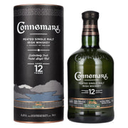 Connemara 12 Years Old Peated Single Malts Irish Whiskey 40% Vol. 0,7l en coffret cadeau