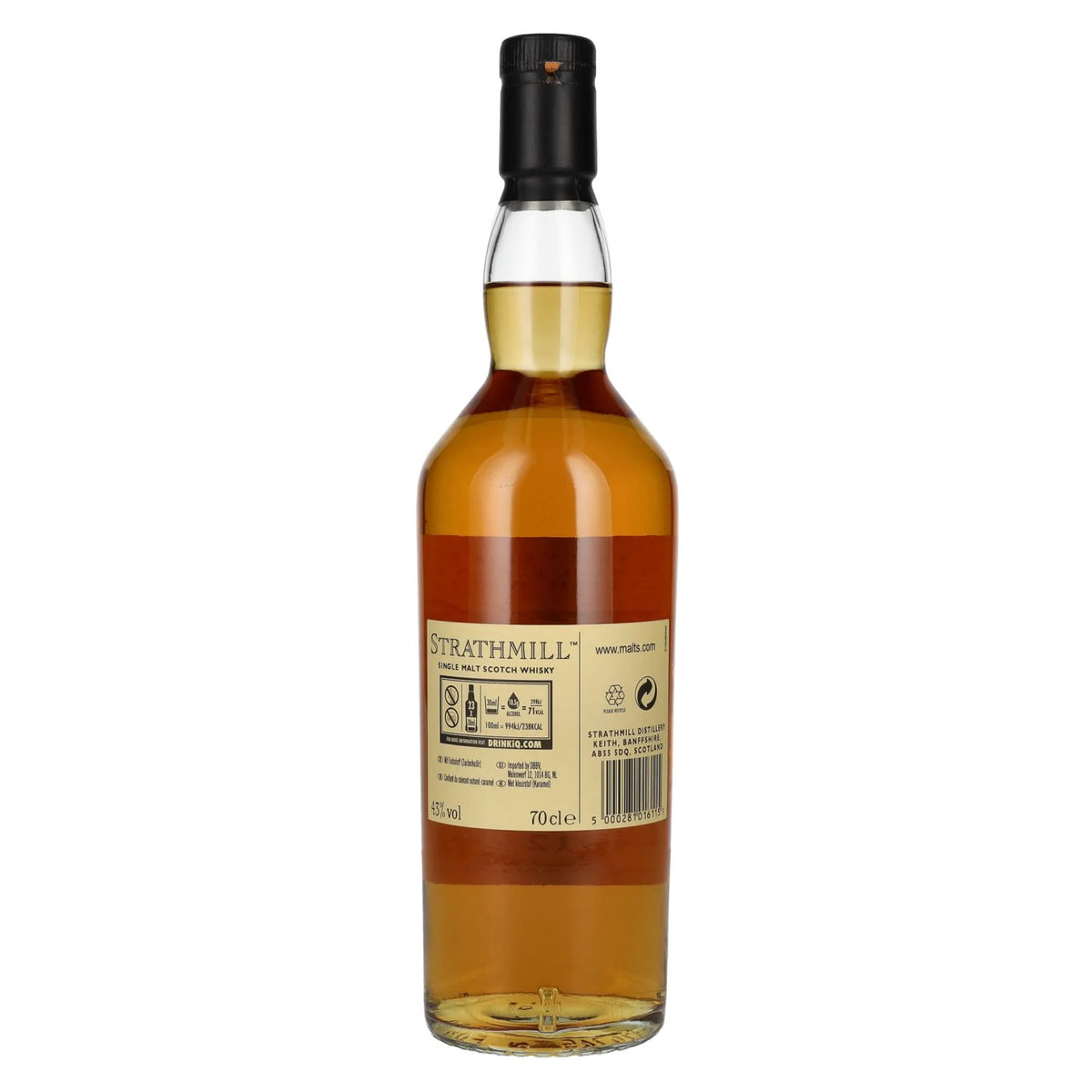 Strathmill 12-Year-Old Single Malt Scotch Whisky 43% ABV 0.7 l