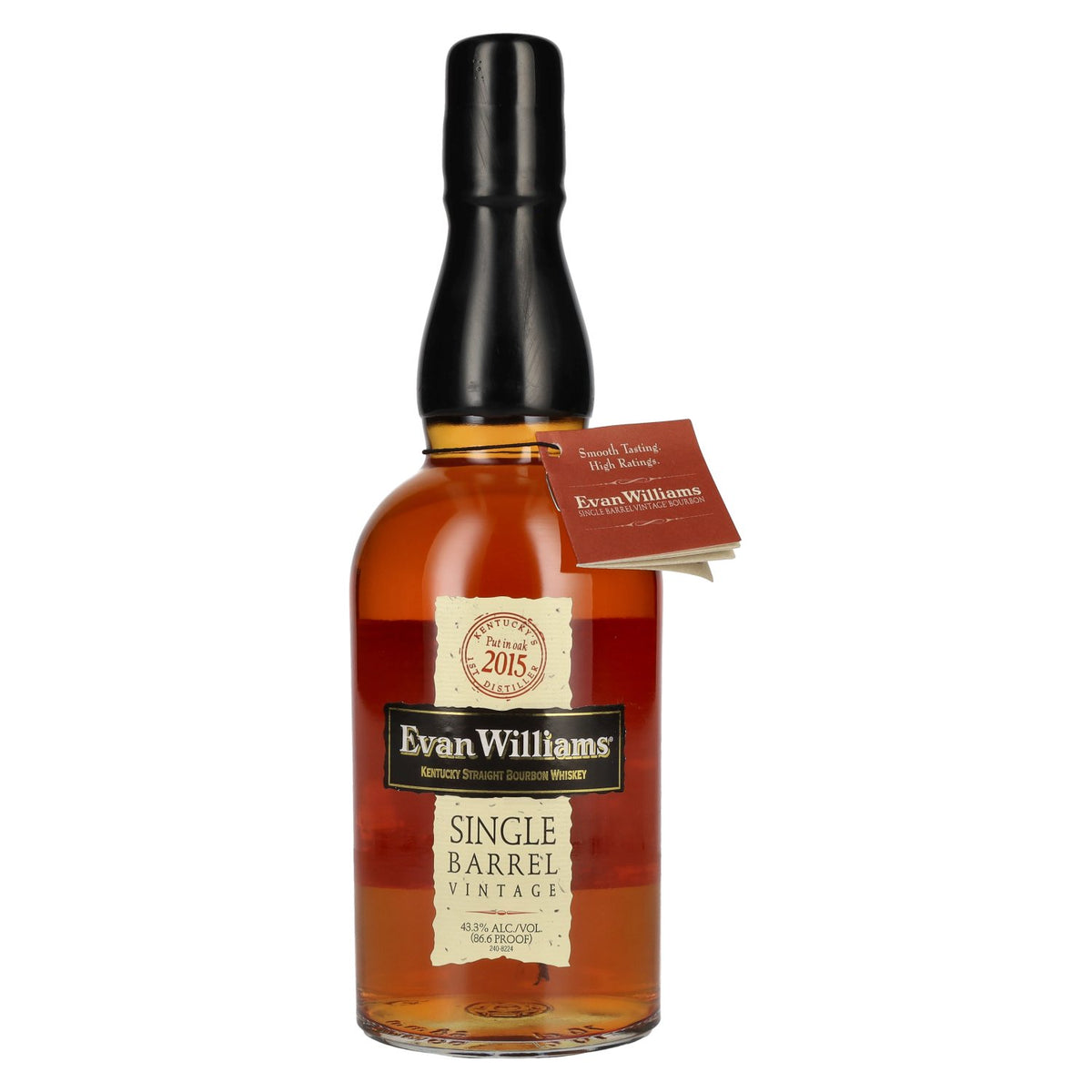 Evan Williams SINGLE BARREL Millésime 2015 43,3 % vol. 0,7 l