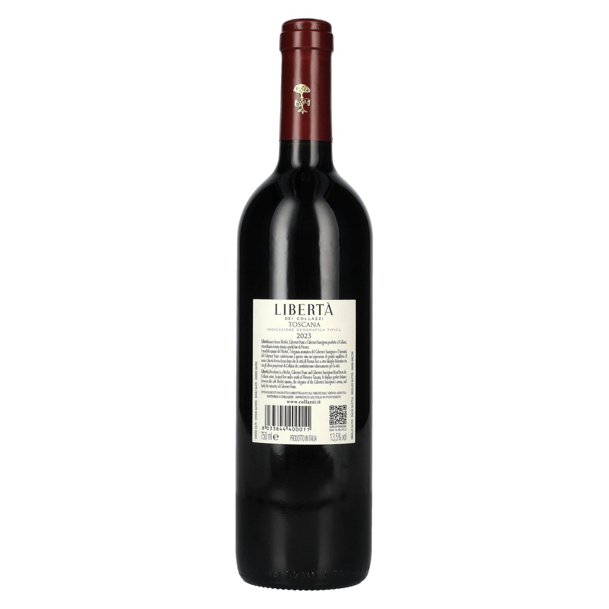 Collazzi LIBERTÀ Toscana IGT 2023 13,5% Vol. 0,75l