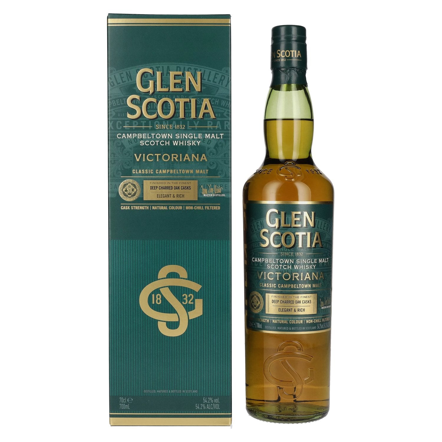 Glen Scotia VICTORIANA Single Malt Scotch Whisky 54,2% Vol. 0,7l in gift box