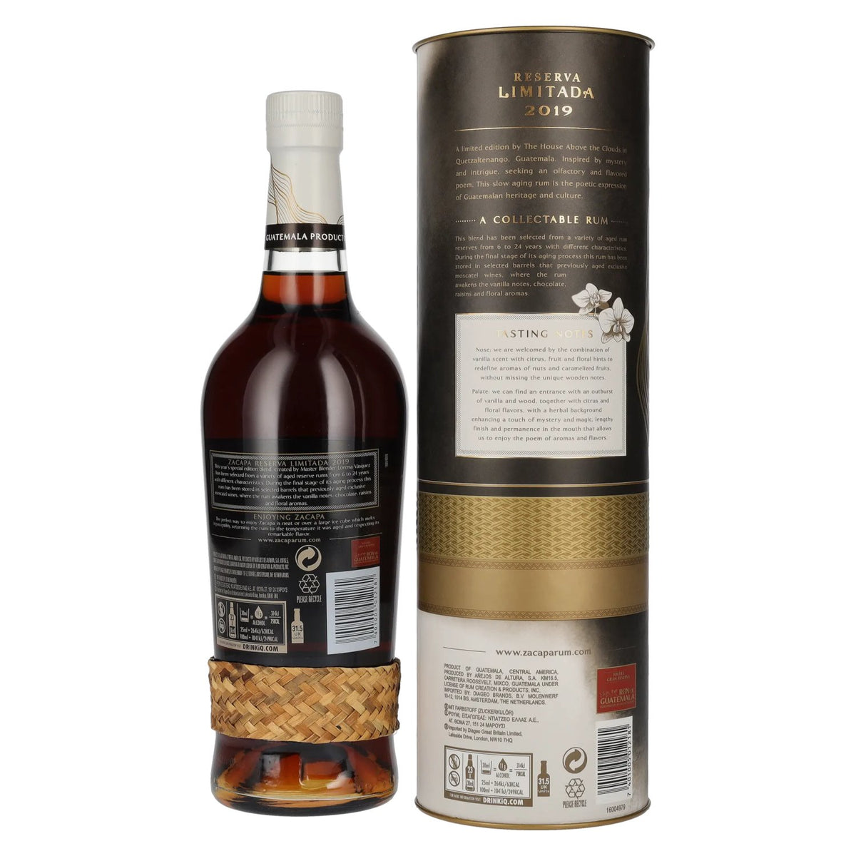 Ron Zacapa Centenario RESERVA LIMITADA Solera Gran Reserva 2019 45% vol. 0.7 l in a gift box