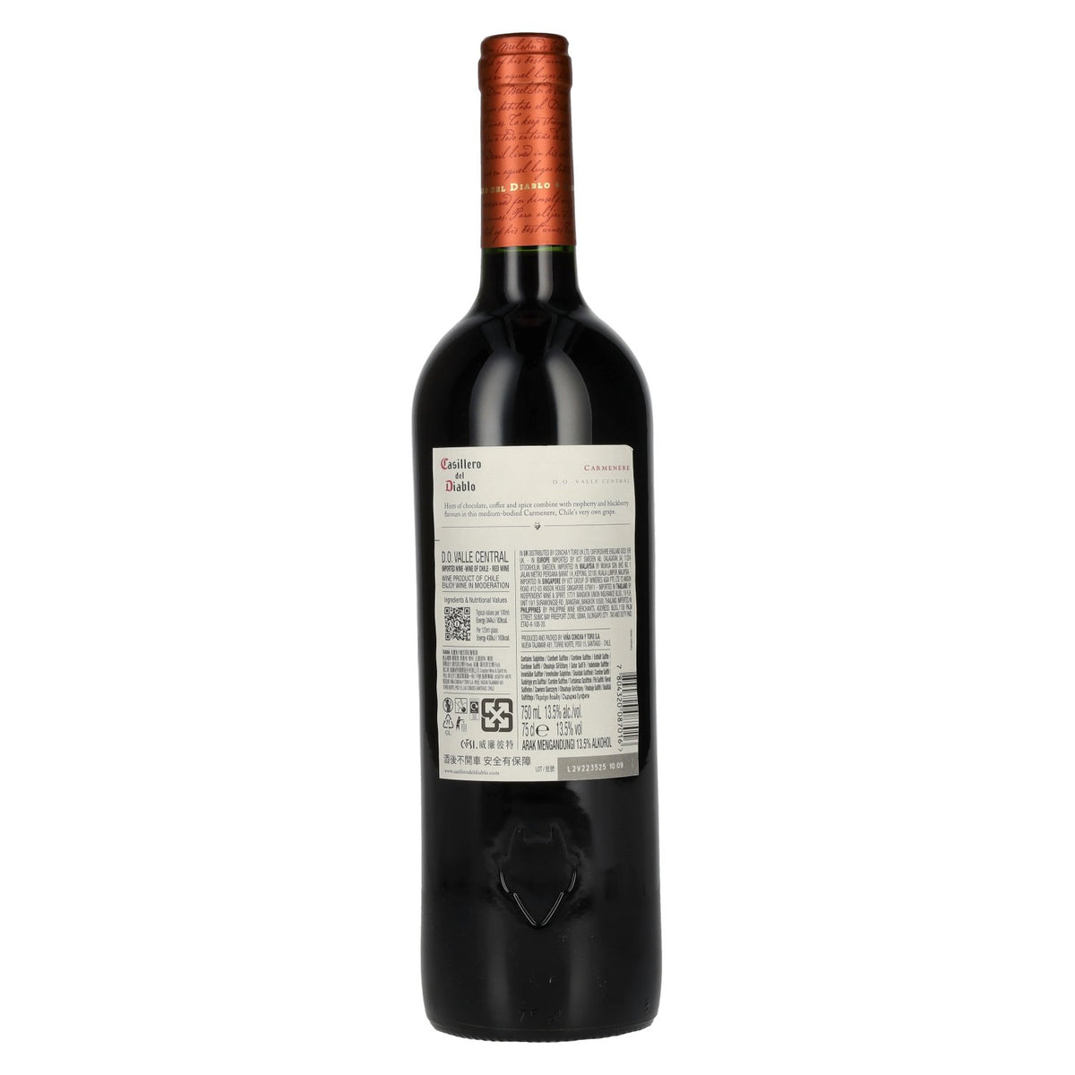 Concha y Toro Casillero del Diablo CARMENERE Reserva 2023 13,5% vol. 0,75 l