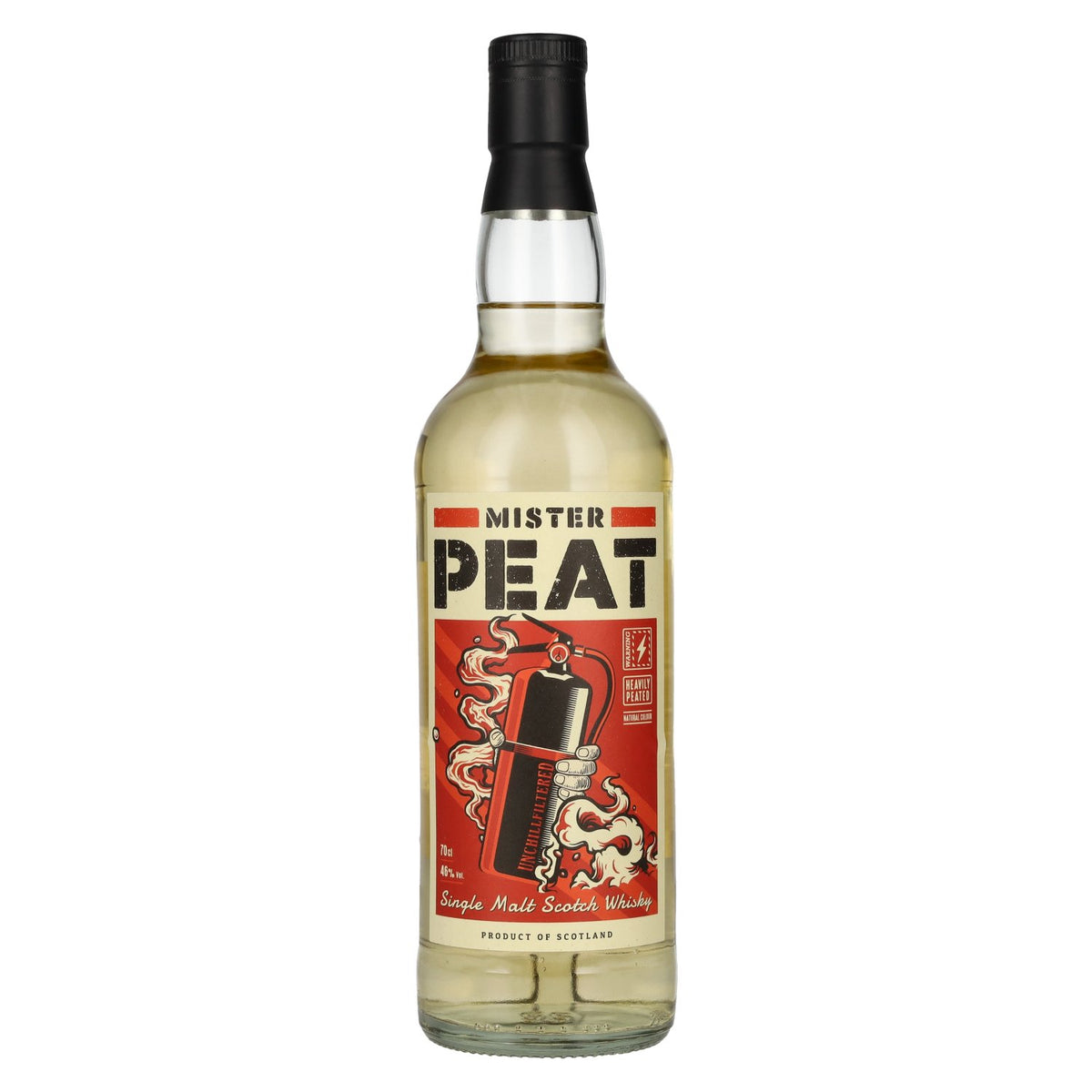 Mr Peat Heavily Peated Single Malt Scotch Whisky 46% Vol. 0,7l