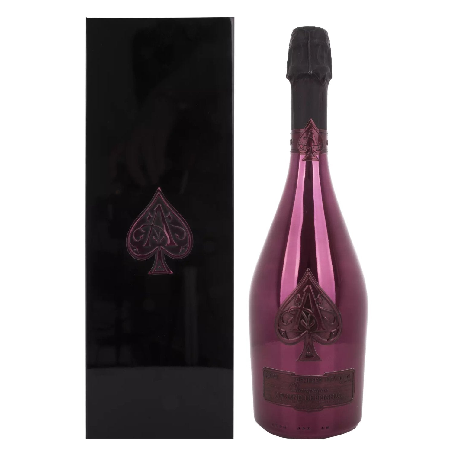 Champagne Armand de Brignac Demi-Sec 12,5 % vol., 0,75 l, dans un sac en lin