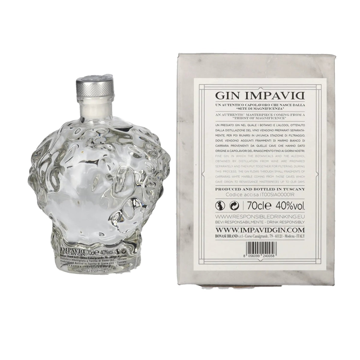 Impavid Luxury Gin 40% vol. 0.7 l in a gift box