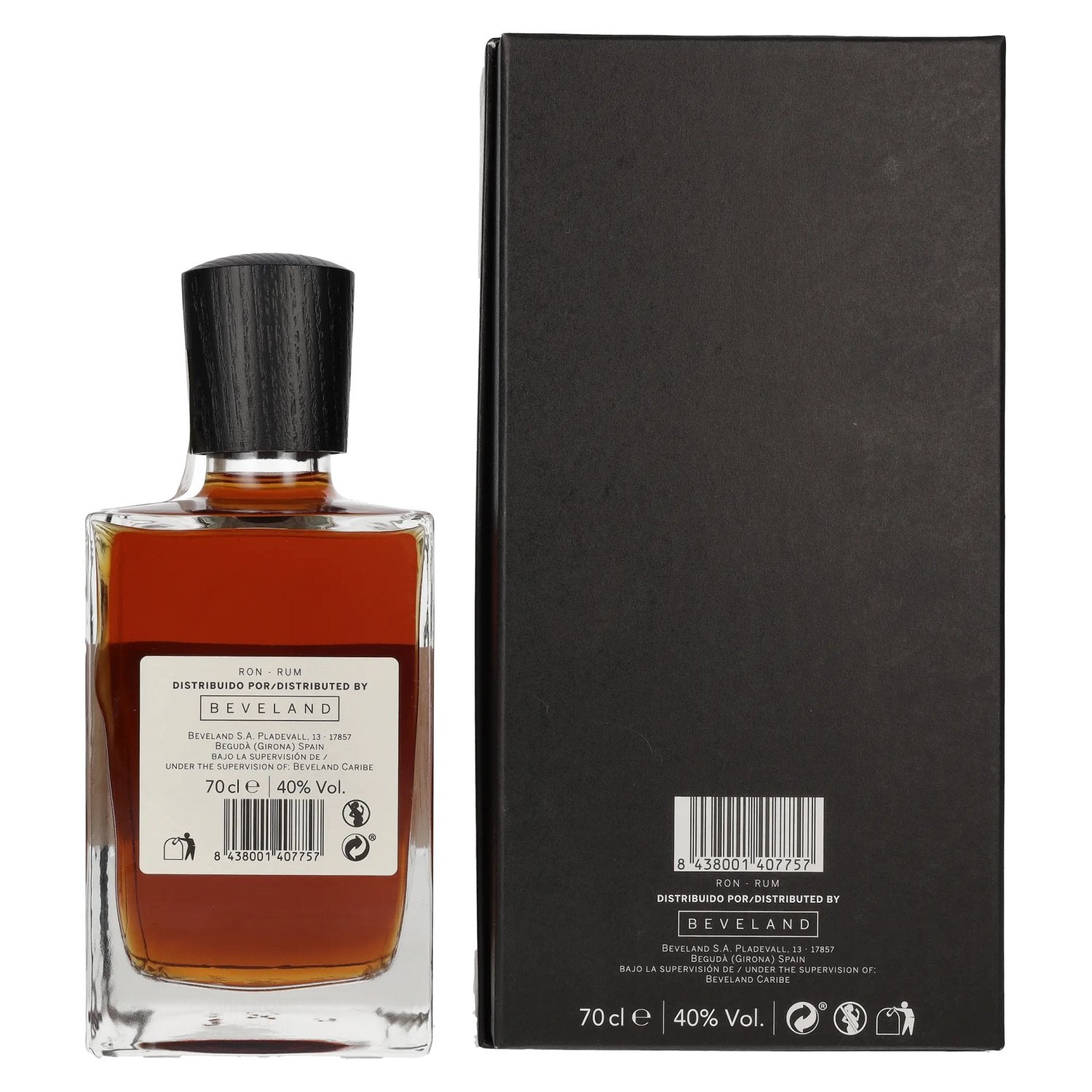 Relicario Ron Dominicano PEATED FINISH 40% Vol. 0,7l in gift box