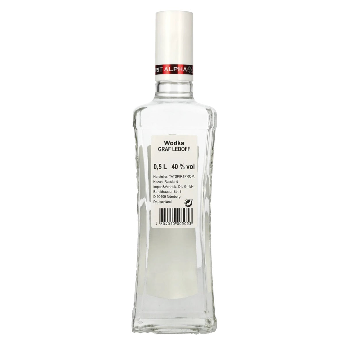Vodka Graf Ledoff 40 % vol., 0,5 l