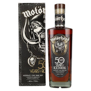 Motörhead 50 Years of Rock &amp; Roll Heritage Cask Dark Rum 40% Vol. 0,7l en boîte cadeau