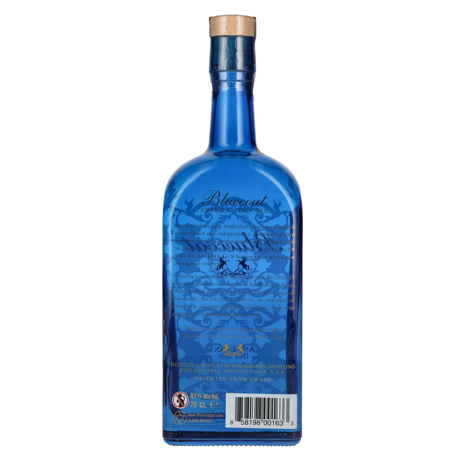 Bluecoat American Dry Gin 47% vol. 0,7l