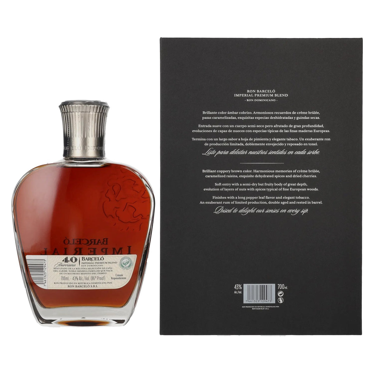 Barceló Imperial 40 Aniversario Ron Dominicano 43% Vol. 0,7l in Geschenkbox