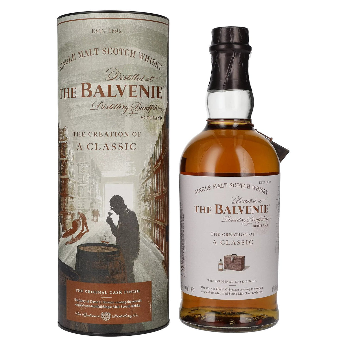 Balvenie THE CREATION OF A CLASSIC 43 % vol., 0,7 l, dans un coffret cadeau
