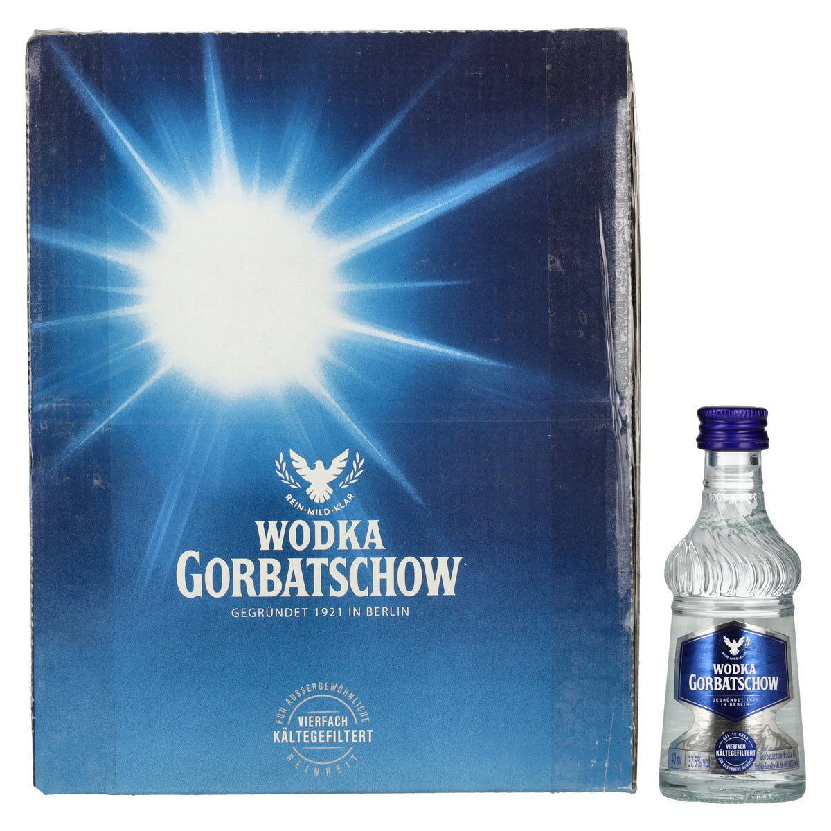 Gorbatschow Wodka 37,5 % vol. 20 x 0,04 l