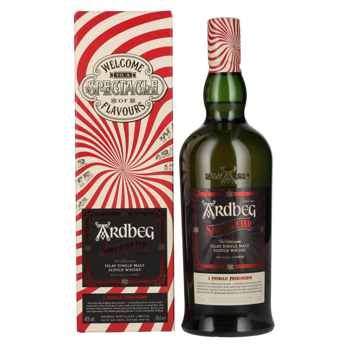 Ardbeg SPECTACULAR The Ultimate Islay Single Malt Scotch Whisky 46% Vol. 0,7l en coffret cadeau