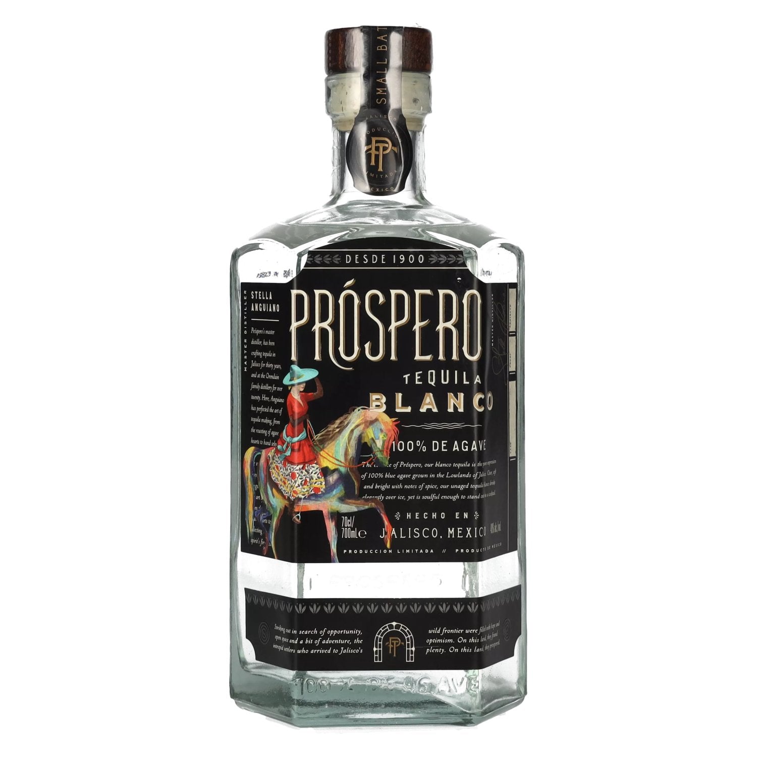Próspero Blanco 100% De Agave van Rita Ora 40% Vol. 0,7l