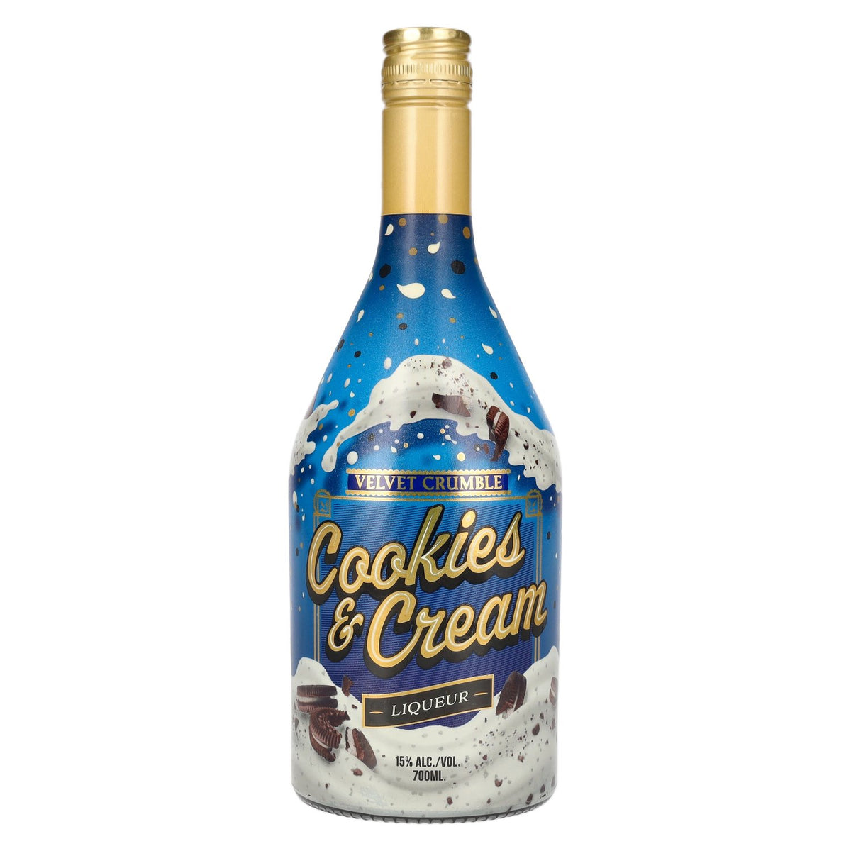 Liqueur Velvet Crumble Cookies &amp; Cream 15 % vol., 0,7 l