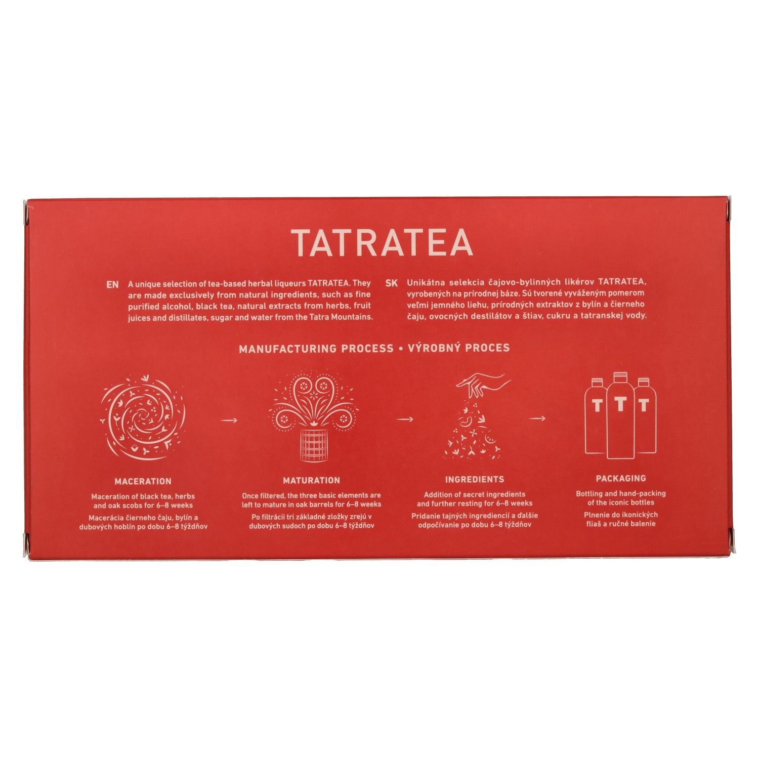 Tatratea Tasting Set Red 48,6% Vol. 5x0,04l in gift box