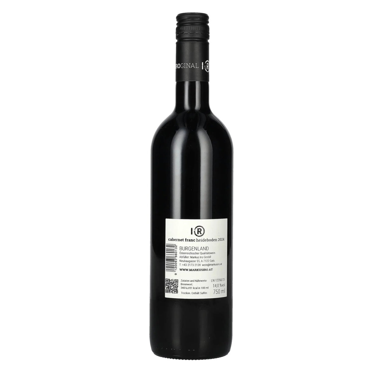 IRO Cabernet Franc Heideboden 2024 14 % vol. 0,75 l