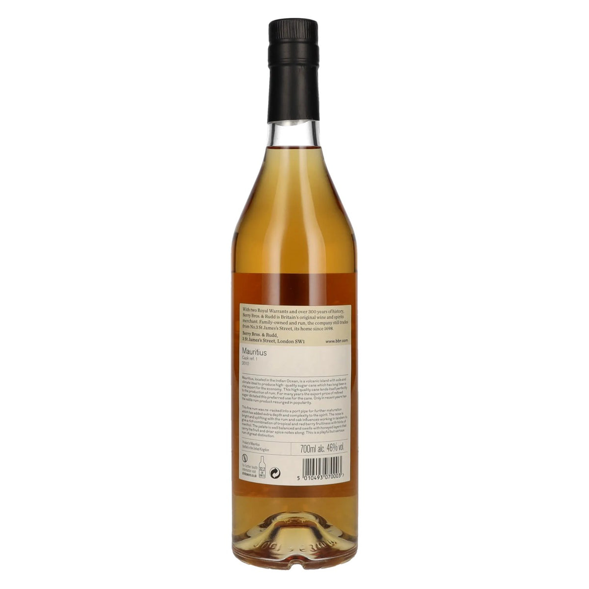Berry Bros. &amp; Rudd MAURITIUS 9 Years Old Rum 46% Vol. 0,7l